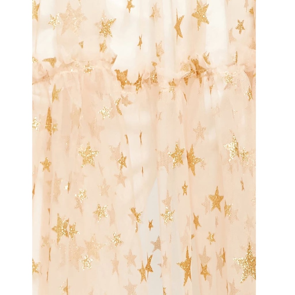 Free People Starbright Dress metallic gold bodice long tunic - Picture 15 of 16